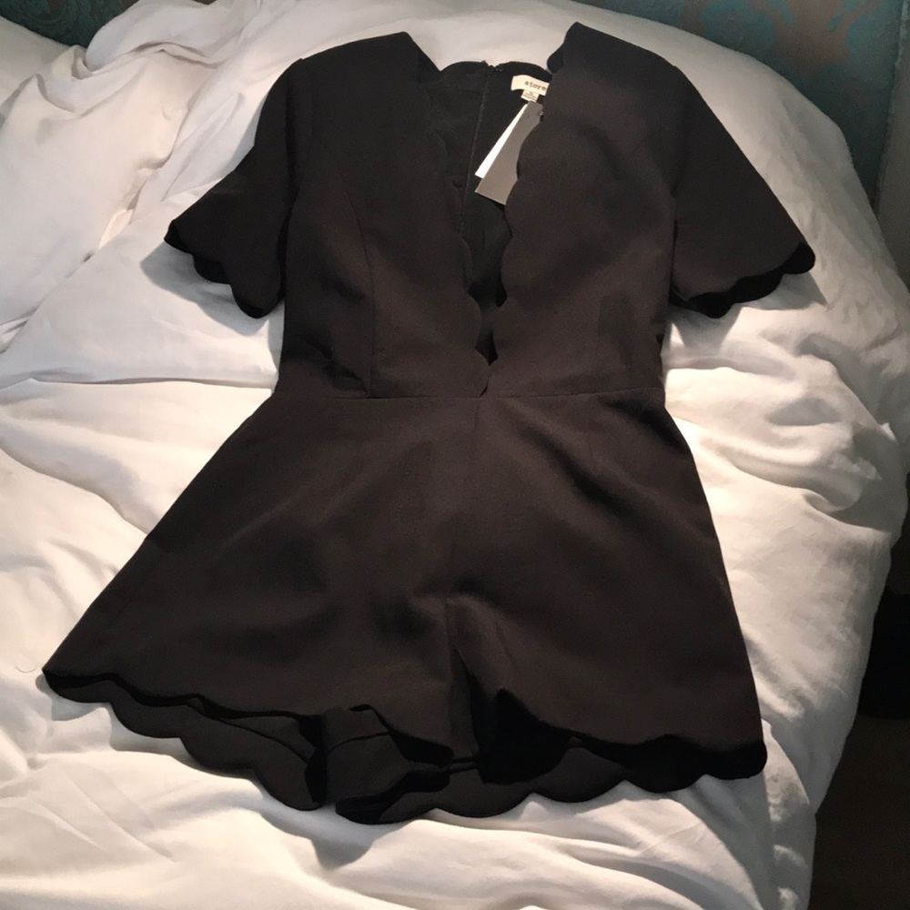 Storee Scalloped Romper
